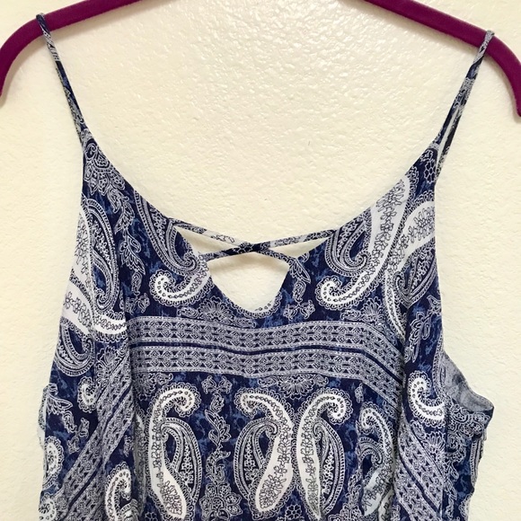 Paisley Flowy Tank Top - Picture 3 of 4